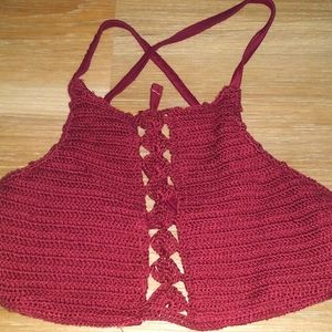 Target Corchet swim top